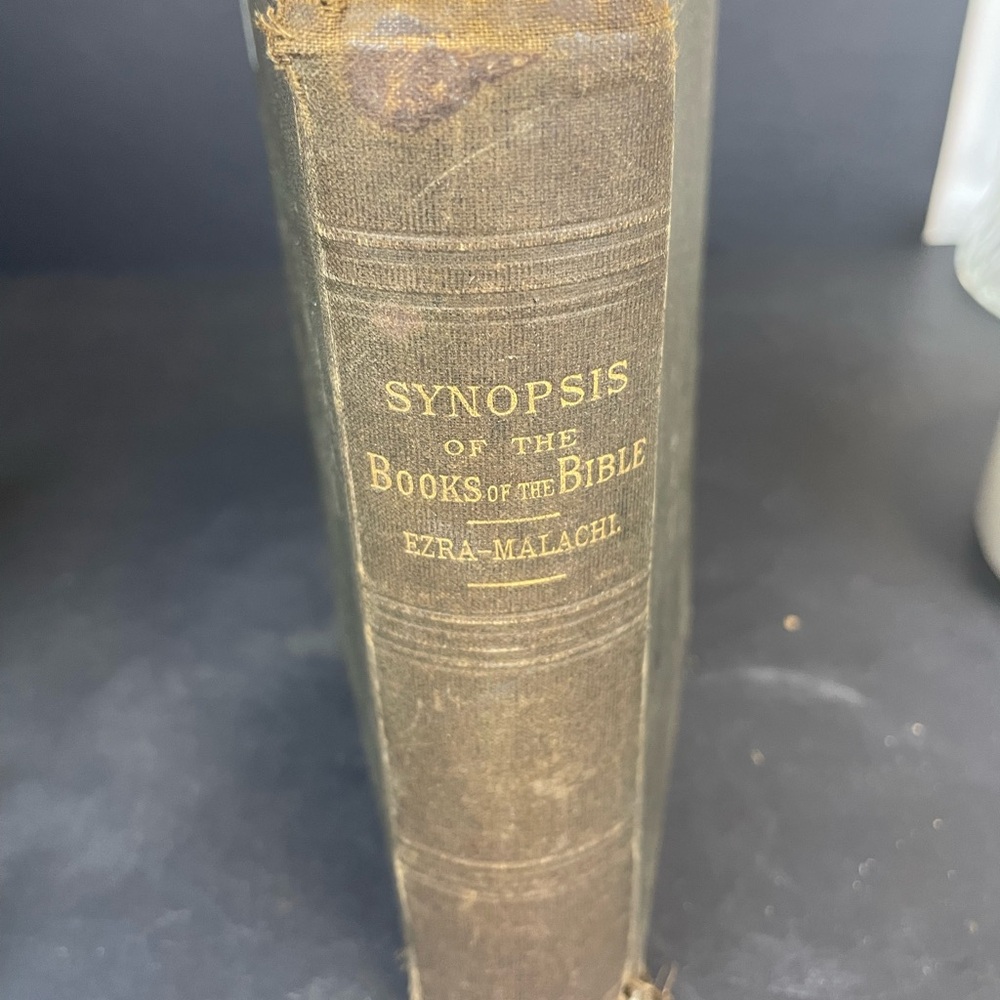 Vintage Book: Synopsis of the Books of the Bible
